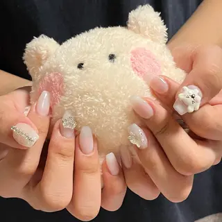 ネイル Mai/パラジェル 持ち込み/長さだしのネイルデザイン