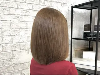 ミディアム 艶髪ブリーチカラー 💗manaka💗のヘアスタイル