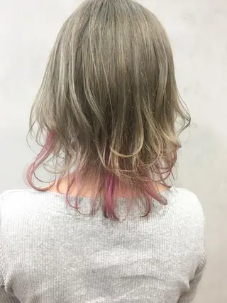 ショート カラー ヘアアレンジ kiki所属・中田 敏明のヘアスタイル