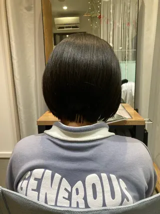 ショート 折本 沙織のヘアスタイル