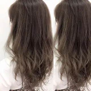 セミロング カラー 中村 卓也のヘアスタイル