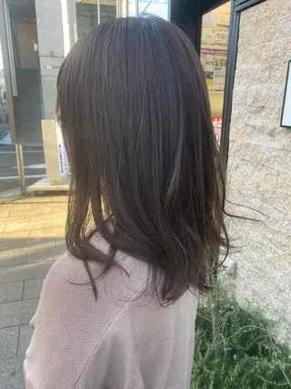 ミディアム カラー ✨透明感カラー✨ 🦖佐々木未来🦕のヘアスタイル