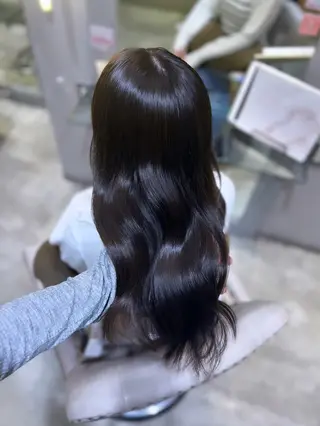 セミロング 🤍艶髪韓国ヘア🤍 Rikoのヘアスタイル