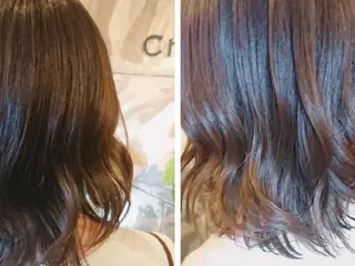 ミディアム Crea所属・清水 旭美のヘアスタイル