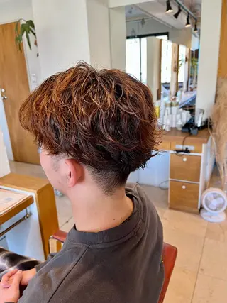 パーマ メンズ 今村俊介 メンズカットのヘアスタイル