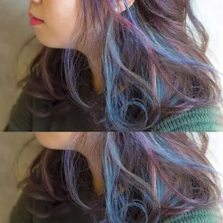 ミディアム カラー 武田 清久のヘアスタイル