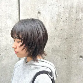 ショート ボブ・レイヤー 田中 励也のヘアスタイル