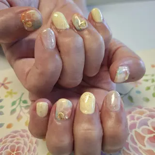 ネイル 自然派ネイルサロンma36memo.9(まみむめも)所属・さわべ まみのネイルデザイン