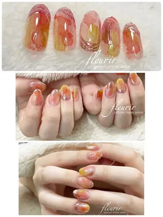 ネイル フルリール 【プライベートサロンのネイルデザイン