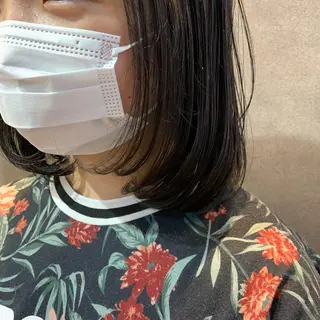 ミディアム SOYON 🤍CHIZU🤍.のヘアスタイル