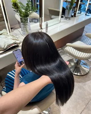 ミディアム カラー ✨髪質改善 縮毛矯正 艶髪 立川 コウキ✨のヘアスタイル