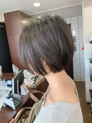 ショート 縮毛矯正/ショート/ レイヤー/畑中正敏のヘアスタイル