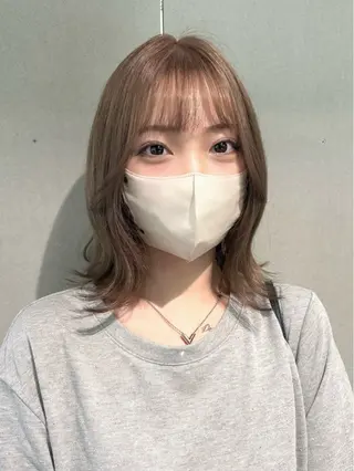 カラー Haru/ブリーチ /レイヤーカットのヘアスタイル