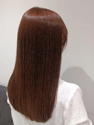 ロング カラー 【縮毛矯正/レディー スカット】美涼🎀のヘアスタイル