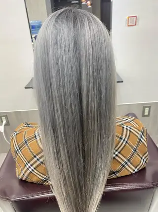 セミロング カラー jill by gisel＿奥家のヘアスタイル