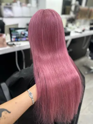 ロング プルエクステ/カラー ⭐️KIR̋Aのヘアスタイル