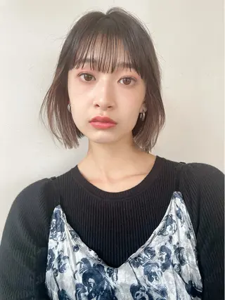 ショート カラー 高リピート/レイヤー 骨格似合わせ/色持ちのヘアスタイル