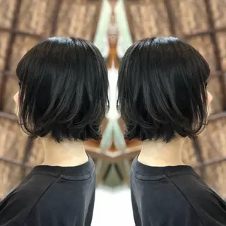 ミディアム Y Uのヘアスタイル