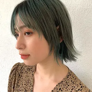 ショート カラー ノグチ ナツコのヘアスタイル