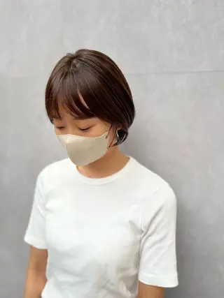 ショート 艶カラー/韓国風ヘア 🐈‍⬛sofy🐾のヘアスタイル