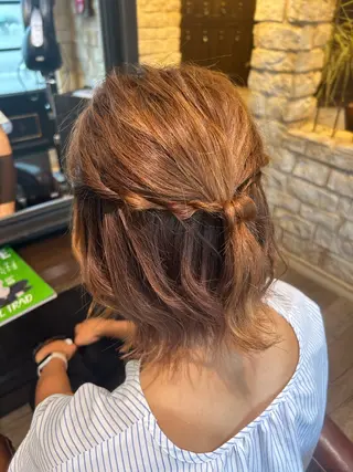 ヘアアレンジ Mei /オリーブ カラー/アレンジのヘアスタイル