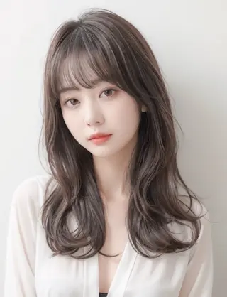 ロング 空 龍之介　カラー 特化/髪質改善/韓国のヘアスタイル