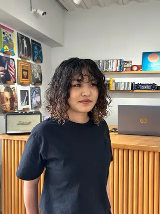 パーマ AOI✖️ BY MY SIDEのヘアスタイル