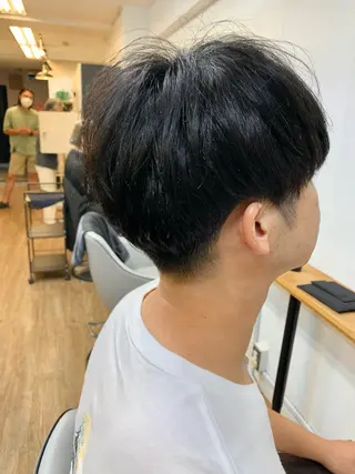 ショート メンズパーマ shell 宮下のヘアスタイル