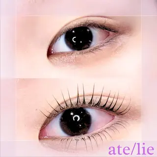 マツエク・マツパ ate/lie アテリアのマツエク・マツパデザイン