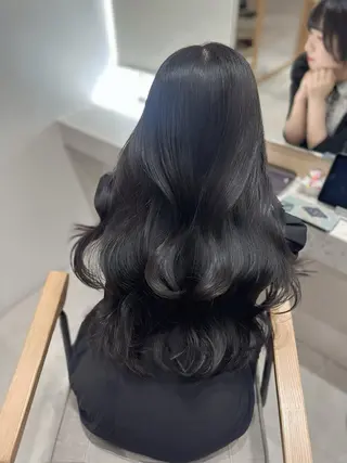 ロング カラー 中韓style 💄🤍愛子🇨🇳のヘアスタイル