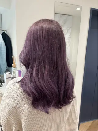 ロング カラー CHAINON所属・🤎HAZUKI🤎 ハイトーン✨のヘアスタイル