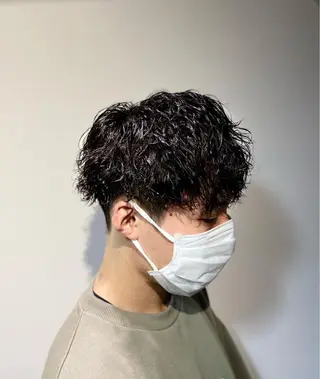 パーマ メンズ ラヴィニュースタンダードバーバー浜松町店所属・CHIBA RUKIYAのヘアスタイル