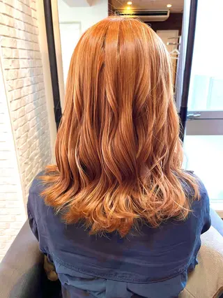 ミディアム カラー The book hand salon所属・伊藤 さやかのヘアスタイル