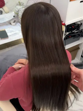 ロング カラー ヘアアレンジ maoブリーチ無し 似合わせカラーのヘアスタイル