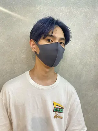ショート カラー メンズ 顔周りカット/透明感 カラー✂️MEIのヘアスタイル