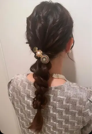 ロング ヘアアレンジ T Ayaのヘアスタイル