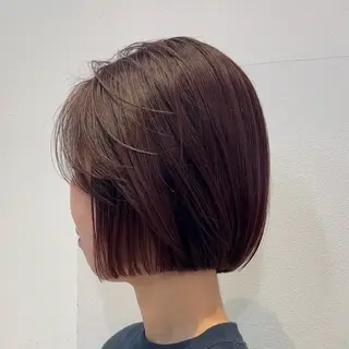 ショート カラー 🎀韓国ボブ/ハイト ーン/まりん🎀のヘアスタイル