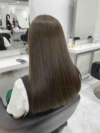 カラー 赤み消し🌿韓国風 ヘア🌿渋谷美容室のヘアスタイル