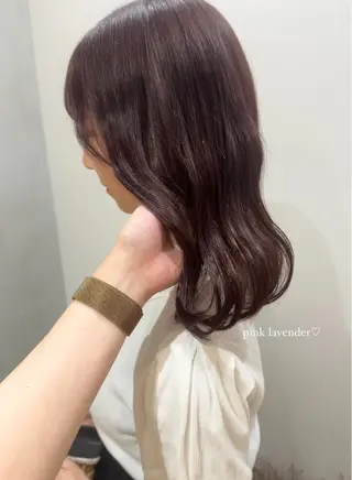 カラー パーマ ヘアアレンジ Himawari♡ 柔らかいカラーのヘアスタイル