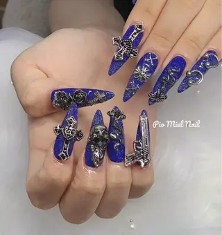 ネイル momo 長さだしのネイルデザイン