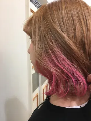 ミディアム カラー 代表🎀 ふわモテ愛 され髪🩷yumiのヘアスタイル