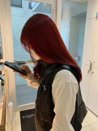 セミロング カラー ヘアアレンジ stylist ◎RUKI.のヘアスタイル