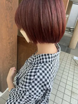 ショート カラー MATSURI BASE.AWAJIのヘアスタイル