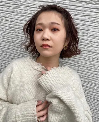 ショート カラー パーマ パーマ指名No1 /namiのヘアスタイル