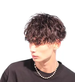 ショート カラー パーマ メンズ 🔥メンズ特化🔥 藍斗のヘアスタイル