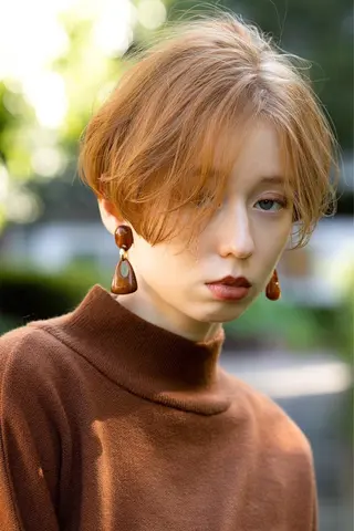 ショート カラー 🉐レイヤー/塩見 弘樹🉐渋谷のヘアスタイル