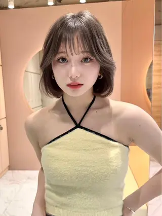 ショート ブリーチなしW🎀 髪質改善/はのんのヘアスタイル