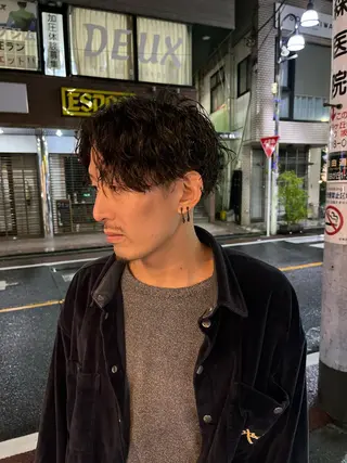 パーマ メンズ アロハ　自由が丘所属・メンズカット 募集中✨まゆのヘアスタイル
