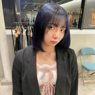 ミディアム カラー ヘアアレンジ Mizobe misakiのヘアスタイル