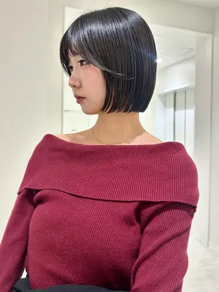 ショート 👔ボブ﹨似合 わせパーマ🩳ももかのヘアスタイル